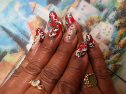 rood met rose
