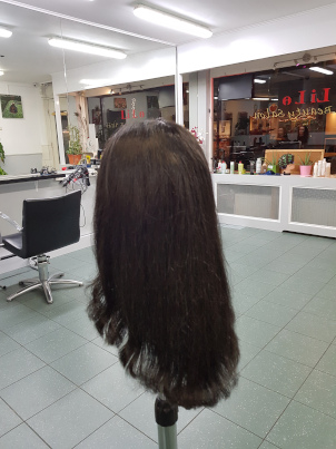lang zwart haar